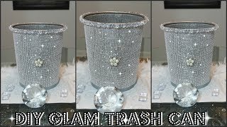 DIY CHANEL BATHROOM WASTE BIN 