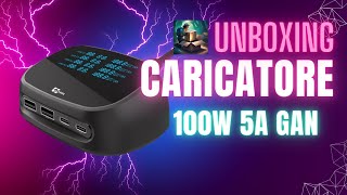 🔋 Unboxing del Potente Caricatore USB C Multiplo da 100W! 💡 | IZHOI GaN Charger 🚀