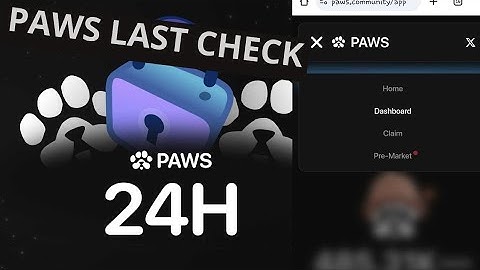 PAWS FINAL ACTIVITY CHECK TASK  | Do This To Complete PAWS ELIGIBILITY | PAWS aidrop CLAIM BUTTON..?