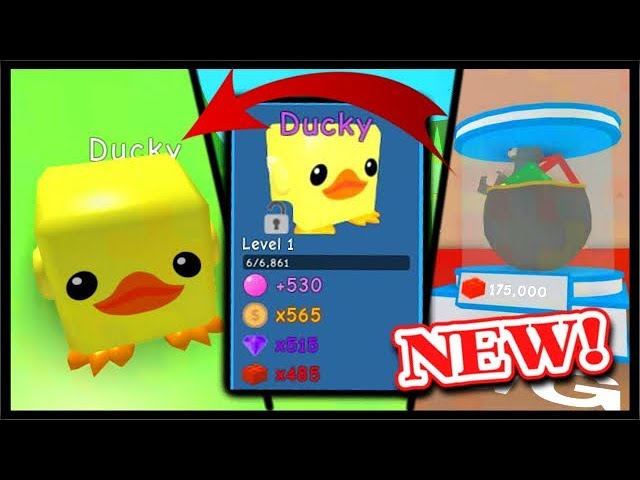 New* Toy Land Update, Ducky Legendary | Bubble Gum Simulator Roblox -  Youtube