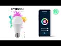 Ampolleta inteligente smart bulb 8w hyundai lighting