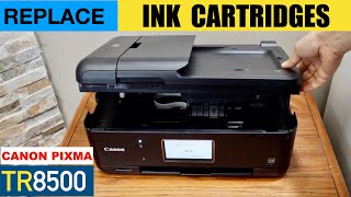 Canon Pixma TR8500 Ink cartridge Replacement.