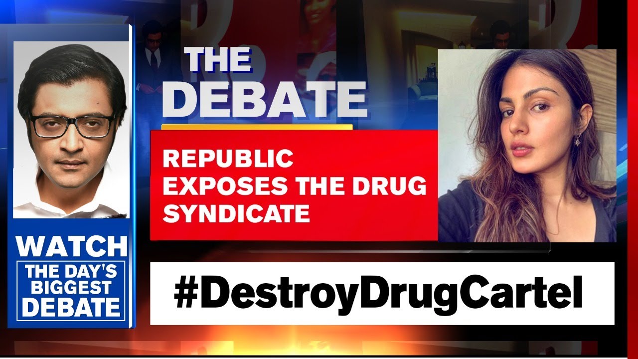 Mumbai Drug Cartel: B'wood-Neta-PR Drug Syndicate Exposed | The Debate With Arnab Goswami