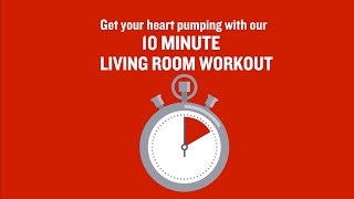 British Heart Foundation - 10 minute living room workout screenshot 2