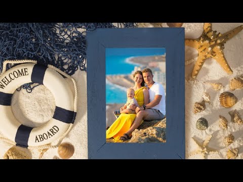 “Seaside Escape” - Vacation Photo Album Slideshow Template 🐚