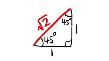 trigonometry: the ratio of the 45-45-90 special right triangle