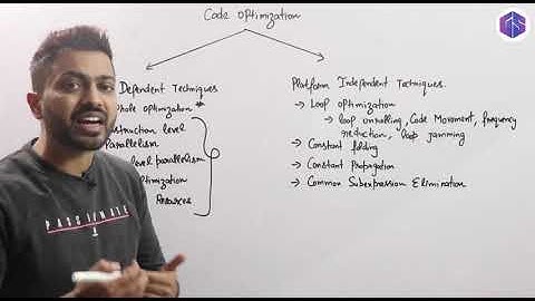 Lec-25: What is Code Optimization | Machine Dependent vs Machine Independent Techniques