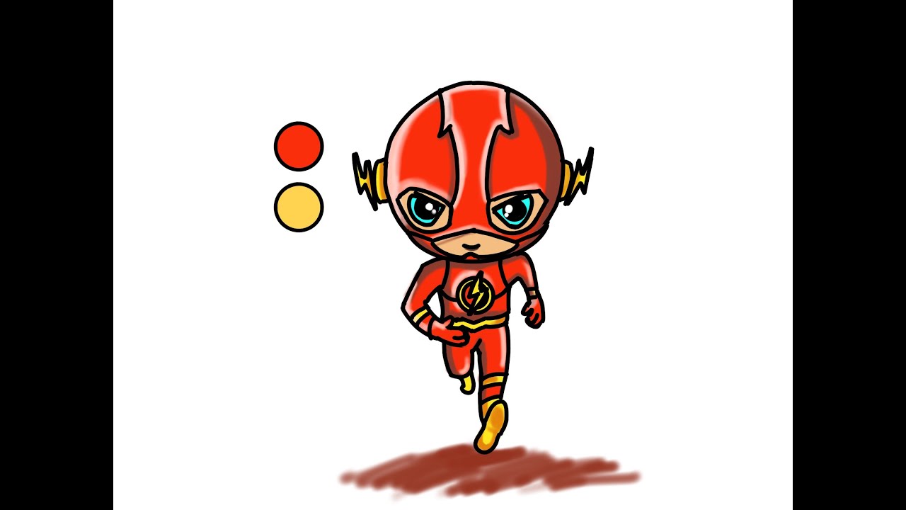 How to Draw THE FLASH Easy | Narrated Easy Step-by-Step Tutorial