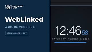 WebLinked ā a web page in, SDI and NDI out