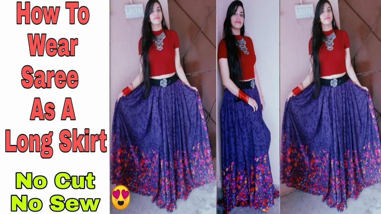 DIY : A-Line Lehenga cutting and stitching in just 10 minutes