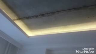 Натяжной потолок вставка в гипсокартон очень сложный монтаж