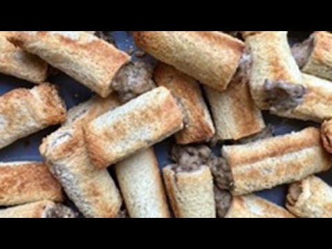 How to Make Shortcut Mushroom Rolls With Sandwich Bread Instead of Pastry Dough | Sara Moulton | Rachael Ray Show