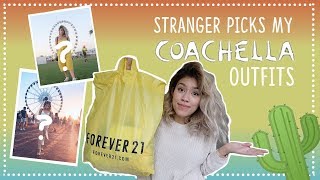 STRANGER PICKS OUT MY COACHELLA OUTFITS | sew&tell