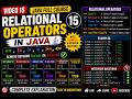 Java Full Course in Tamil | 15 - Relational Operators in Java