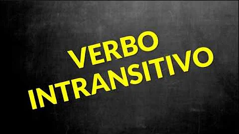 O que vem após um verbo intransitivo?
