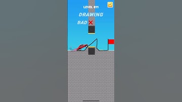 draw bridge puzzle game play level 811🚘 #gaming #drawing #Shorts