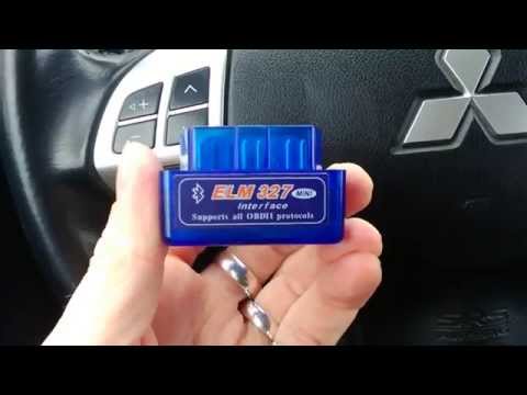 OBD2 ELM-327 Bluetooth Mitsubishi ASX test - aplikacja Piston -  RVR / Outlander Sport