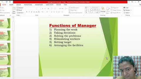1st Semester Subject: Principles of  Management Module-1 Video No-5