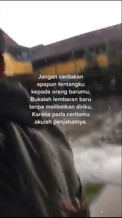 Jangan ceritakan apapun tentangku kepada orang barumu,Bukalah lembaran baru tanpa melibatkan diriku