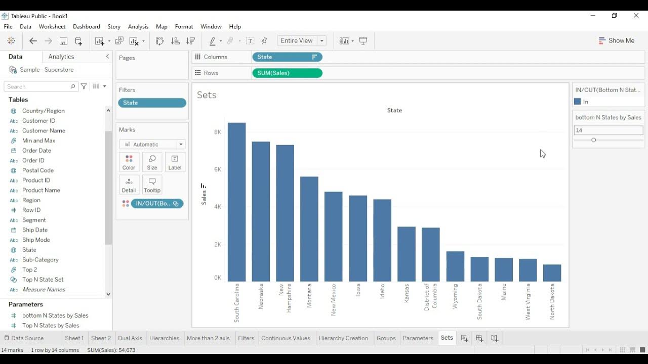 Tableau Tutorial for Beginners 17 What are Sets in Tableau And How To