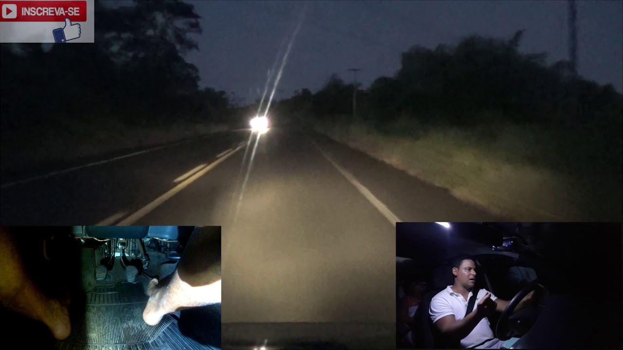 como dirigir em rodovias a noite de carro - YouTube