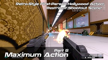 Maximum Action | Restaurant Shootout Scene! | Retro-Style First-Person Hollywood Action!