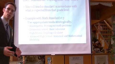 Explaining the Common Core: Example of Standards in Multiple Grades