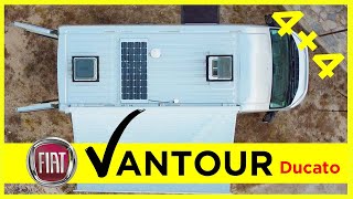 VAN TOUR│Fiat DUCATO CAMPER⎮DESCUBRE dónde  VIAJAMOS y DORMIMOS 4 casi 5 MESES al año