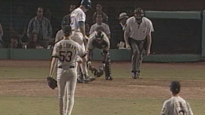 PIT@LAD: Dodgers win on catchers interference call