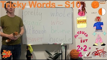 Tricky Words / Sight Words - British / English Phonics - Set 10