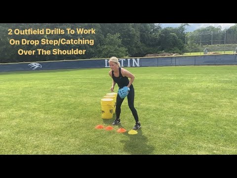 2 Outfield Drills To Work On Drop Step/Catching Over The Shoulder