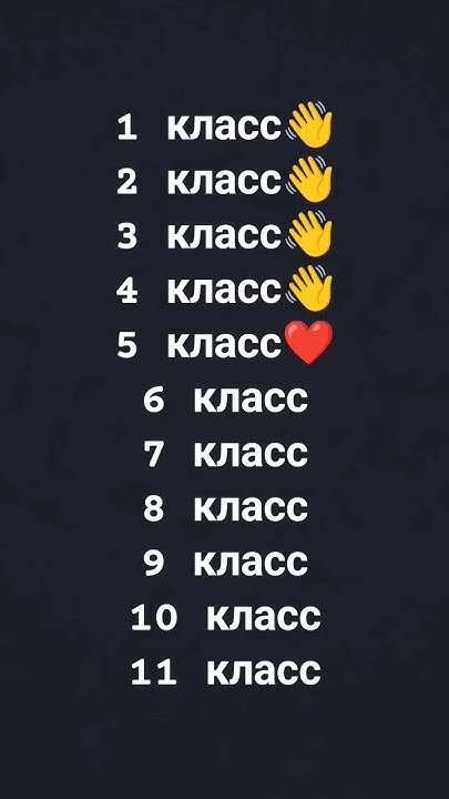 до какого класса вы дошли? - YouTube