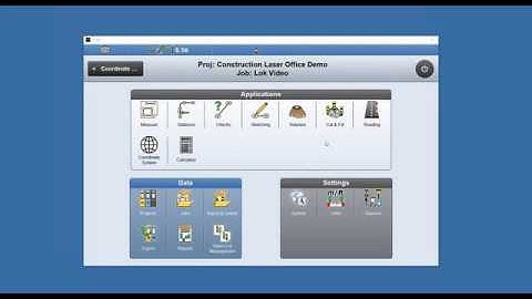 Leica iCON Creating Coordinate System / Site Localization
