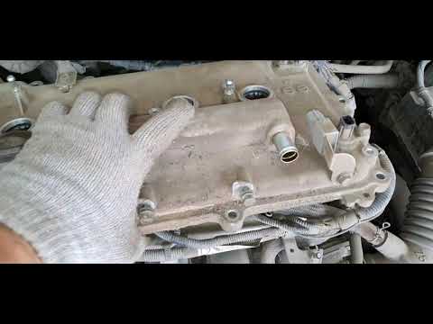 Устранение течь масла с натяжителя цепи,ремонт проводки ABS Toyota Corolla