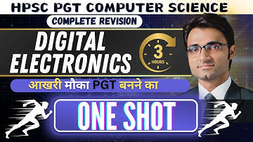 Digital Electronics | One Shot Video | NCERT | HPSC PGT COMPUTER SCIENCE | Data Mining Hub