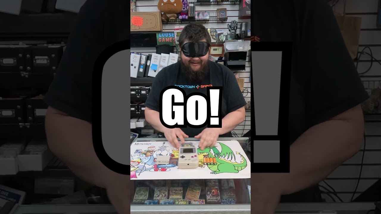 Blindfolded Game Boy Set Up Challenge
