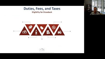 WEBINAR: Duty Drawback 101 - Receiving refunds on import duties