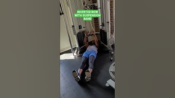 Inverted Row with Suspension Band(Back/Biceps/Core/Glutes)