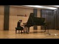 정진아 M .Motzkowski Etude Op.91 No.6 삼익아트홀 10월 1일 무대연습