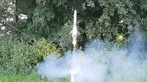 Test of the gyro stabilized scale model of a Minuteman I rocket