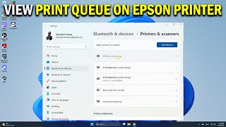 How To View Your Print Queue With Your Epson Printer - Easy Fix