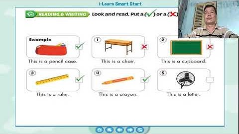 I-learn Smart Start Grade 3 | Theme 2: SCHOOL - Lesson 6