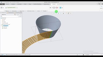 sheet metal part  modeling tutorial | creo parametric 5