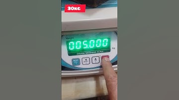HOW CALIBRATE 30KG DIGITAL ELECTRIC WEIGHT SCALE WITH 5/10KG STANDARD WEIGHT. DEMO ONLY