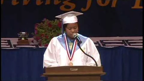 Co Salutatorian Erica Rutledge at the 2013 NAHS Co...