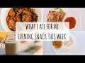What I Ate for Evening Snacks This Week | Non Fried Indian Snack Recipes | #VlogThursdays