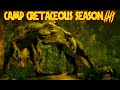 Camp cretaceous season 5 scenes spinosaurus vs tyrannosaurus rex