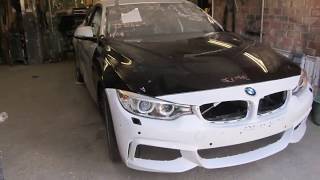 BMW 4  Body repair, work with metal  Ремонт кузова