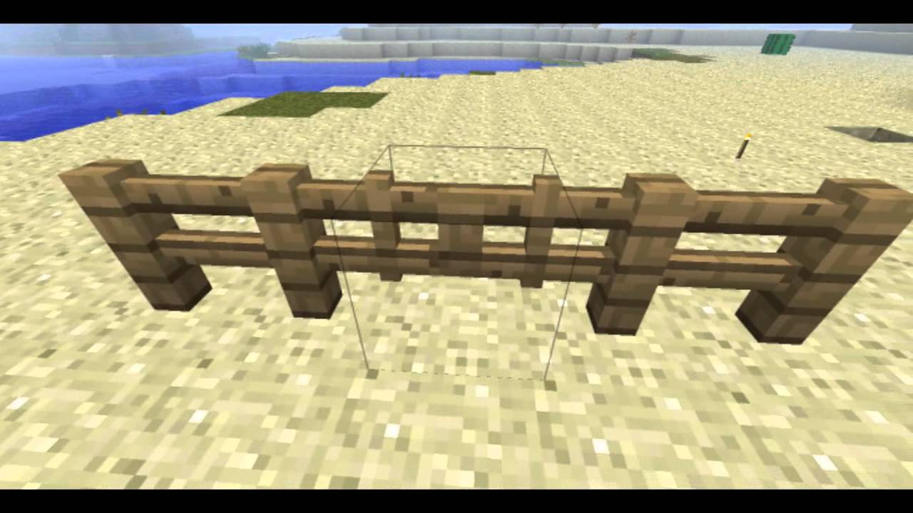 Minecraft 1.8 FOOTAGE Fence Gates! YouTube