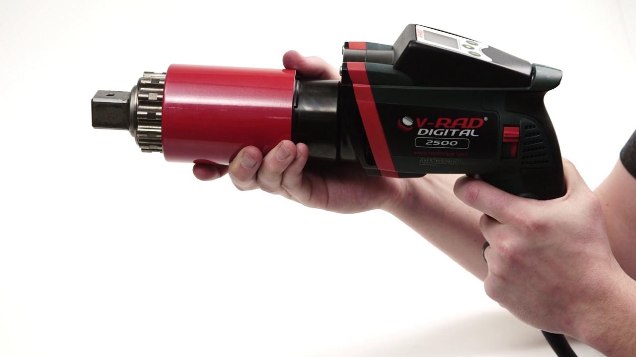 Electric Torque Wrench with Quick Adjust Settings | V-RAD Select